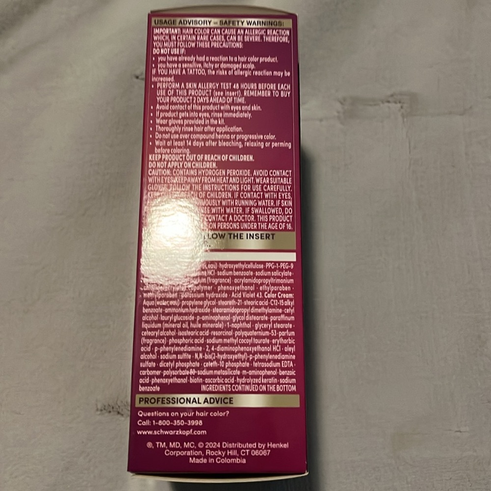 NWT Schwarzkopf Keratin Root Color Black - Picture 4 of 6